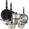 Wellhome Ensemble De Casseroles Et Poêles Pk8174 11 Pièces