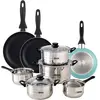 Wellhome Ensemble De Casseroles Et Poêles Pk8178 11 Pièces