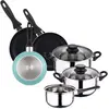 Wellhome Ensemble De Casseroles Et Poêles Pk8196 8 Pièces