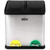Wellhome Poubelle De Recyclage 16l 2 Unités