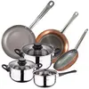 San Ignacio Ensemble De Casseroles Et Poêles 18/22/26 Cm Pk3210 5 Pièc...