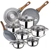 San Ignacio Batterie De Cuisine Cassel 18/20/24 Cm Pk3843 12 Pièces Av...