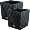 Wellhome 2 Unités De Pots De Temps Avec Un Cubilete Pour La Plantation 64l 40x40x41 Cm