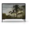 RNT by Really Nice Things Buffet en MDF 2 portes 2 tiroirs imprimé forêt