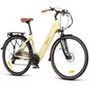 Vélo Électrique - YOUIN - Viena - 250W - 7 vitesses SHIMANO - Autonomie 80Km - Blanc