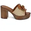 Mules Exé Shoes  595 CECILIA-RAFFIA-BEIGE-TAN P31373306