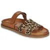 Mules Exé Shoes  967-KIMOLOS-LEOPARD-TAN