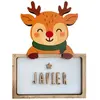 Lampe À Poser Personnalisable - Renne De Noël