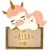 Lampe À Poser Personnalisable - Licorne