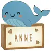 Lampe À Poser Personnalisable - Baleine