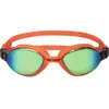 Orca Lunettes de natation Killa 180 orange avec verres à effet miroir vert