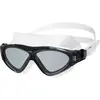 Lunettes de natation Orca Killa Mask noir blanc avec verres en polycarbonate gris