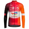 Maillot Team Ineos Grenadiers 2025 Hyder manches longues orange - XL