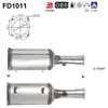 AS Filtre à particules / à suie, échappement FD1011