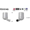 AS Filtre à particules / FAP pour PEUGEOT: 207, Partner, 5008, 3008, 307, 206, 308, 407, 1007 & CITROËN: Berlingo, C4, C3, C4 Picasso (Ref: FD1014Q)
