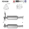 AS Filtre à particules / FAP pour VOLVO: XC 60, V70, S80, XC 70 (Ref: FD1039)