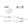 AS Catalyseur pour PEUGEOT: 106 & CITROËN: Saxo (Ref: 28281)