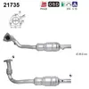 AS Catalyseur pour VAUXHALL: Astra, Zafira & OPEL: Zafira, Astra (Ref: 21735)