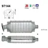 AS Catalyseur pour VOLVO: S40, V40 (Ref: 97144)