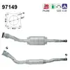 AS Catalyseur pour VOLVO: S70, V70, 850 (Ref: 97149)