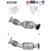 AS Catalyseur pour AUDI: A6, A4 (Ref: 42216D)
