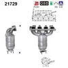 AS Catalyseur PRIX CANON, par ex. pour Opel, Vauxhall