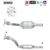 AS Catalyseur pour RENAULT: Mégane Classic, Mégane, Mégane Scénic (Ref: 30952)