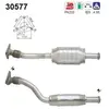 AS Catalyseur pour RENAULT: Mégane Classic, Mégane, Mégane Scénic (Ref: 30577)