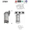 AS Catalyseur pour VOLKSWAGEN: Polo & SEAT: Ibiza (Ref: 37881)