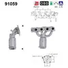 AS Catalyseur pour SUZUKI: Ignis (Ref: 91059)
