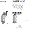 AS Catalyseur pour TOYOTA: Yaris (Ref: 95113)