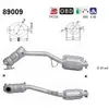 AS Catalyseur pour SUBARU: Legacy, Impreza, Forester (Ref: 89009)
