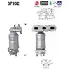 AS Catalyseur PRIX CANON, par ex. pour Seat, Skoda, VW