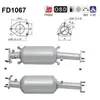 AS Filtre à particules / FAP pour HONDA: CR-V (Ref: FD1067)