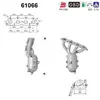 Catalyseur 61066 As As 61066 Kia; Hyundai