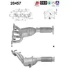 AS Catalyseur pour FORD: Fiesta, B-Max, Ecosport (Ref: 20457)