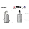 AS Catalyseur pour PEUGEOT: 207, 208, 206+, 2008, 207+ & CITROËN: DS3, C3 (Ref: 15787D)