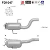 AS Filtre à particules / FAP pour VOLKSWAGEN: Touareg & AUDI: Q7 (Ref: FD1047)