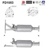 Filtre à particules / à suie, échappement AS, par ex. pour Volvo
