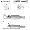 Filtre à particules / à suie, échappement AS, par ex. pour Volvo