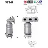AS Catalyseur PRIX CANON, par ex. pour Seat, Skoda, VW