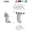 AS Catalyseur pour HYUNDAI: i20 (Ref: 61063)
