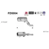 Filtre À Particules / À Suie, Échappement Fd5004 As Bmw As Fd5004
