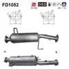 Filtre À Particules / À Suie, Échappement Fd1052 As As Fd1052