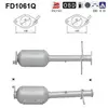Filtre À Particules / À Suie, Échappement Fd1061q As Ford As Fd1061q
