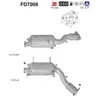AS Filtre à particules / FAP pour VOLKSWAGEN: Touareg (Ref: FD7008)