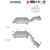 AS Filtre à particules / FAP pour VOLKSWAGEN: Touareg (Ref: FD7008Q)