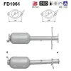 AS Filtre à particules / à suie, échappement FD1061