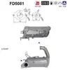 AS FD5081 Filtre à particules Euro 5