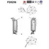 Filtre À Particules Fd5258 As Honda As Fd5258